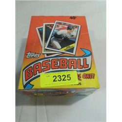 1988 TOPPS WAX PACK BASEBALL CARDS FACTORY SET