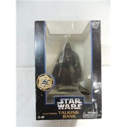 1996 STAR WARS DARTH VADER TALKING COIN BANK