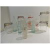 Image 1 : LOT 13 VINTAGE GLASS SEAL TOP JARS: 1 GAL, 3 QUART