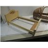 Image 2 : VINTAGE WICKER 17X11 BABY DOLL BASINETT & DOLL BED