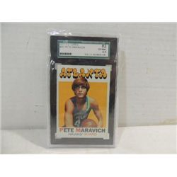 1971-72 TOPPS #55 GRADED BASKETBALL CARD MARAVICH