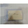 Image 3 : LOT 3 BASEBALL PLAYER AUTOGRAPHS: BLUEGE, OWEN &