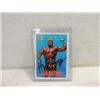 Image 1 : 1990 TITANSPORT WESTLING CARD AUTOGRAPH HULK HOGAN