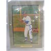 Image 1 : 1987 PEREZ-STEELE CARD #21 AUTOGRAPH ERNIE BANKS