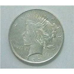 Sliver Morgan Circulated year 1922