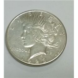 Sliver Morgan Circulated year  1923