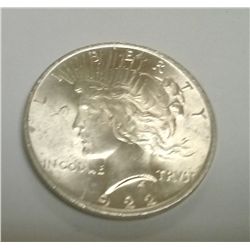 Sliver Morgan Uncirculated year 1922