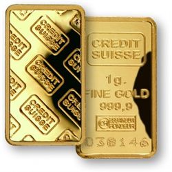 Credit Suisse 1g Fine Gold Bar