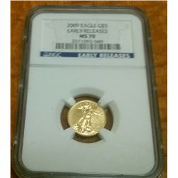 2009 Eagle G$5 Early Releases MS 70