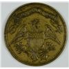 Image 2 : UNITED STATES 1850'S PATTERN PROTOTYPE OF GAME COUNTER EAGLE HALF DOLLAR SIZE