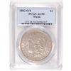 Image 1 : 1882- O/S MORGAN DOLLAR PCGS AU 50 WEAK