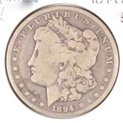 1894-O MORGAN DOLLAR VG