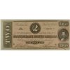 Image 1 : 1864 $2 CONFEDERATE STATES OF AMERICA NOTE CU