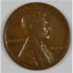 1931-S LINCOLN CENT VF