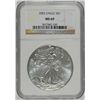 Image 1 : 2002 SILVER AMERICAN EAGLE NGC MS69