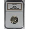 Image 1 : 1949-D WASHINGTON QUARTER, NGC MS-65  WHITE GEM