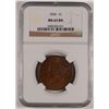 Image 1 : 1836 LARGE CENT NGC MS63 BN