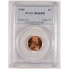 Image 1 : 1944 LINCOLN CENT PCGS MS66 RD