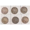 Image 2 : 6 WALKING LIBERTY HALF DOLLARS ( 16,16-D,17-D OBV, 17-S REV, 18-S,19-S) AG-VG