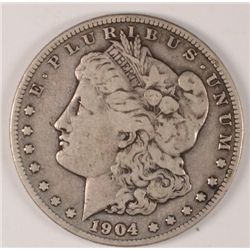 1904-S MORGAN DOLLAR VF