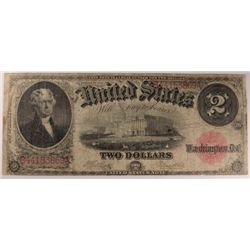 1917 $2 US NOTE FINE