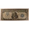 Image 1 : 1899 $5 SILVER CERTIFICATE VG+ (CHIEF)