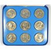 Image 1 : 9 PCS SBA DOLLAR SET BU 1979-1981 PDS
