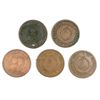 Image 2 : 5 PCS LOW GRADE TWO CENT 1871 AND OLDER