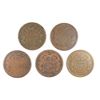 Image 1 : 5 PCS LOW GRADE TWO CENT 1871 AND OLDER