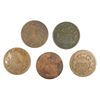 Image 1 : 5 PCS TWO CENT LOW GRADES 1871 AND OLDER