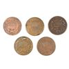 Image 1 : 5 PCS TWO CENT LOW GRADES 1871 AND OLDER