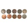 Image 1 : 10 PCS LOW GRADE LARGE CENTS 1856 AND OLDER
