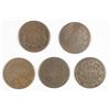 Image 1 : 5 PCS LOW GRADE TWO CENT 1871 AND OLDER