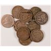 Image 1 : 10 PCS FLYING EAGLE ONE CENT 1857-1858 CIRCULATED