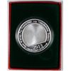 Image 2 : BABY'S FIRST CHRISTMAS, BEAUTIFUL ONE Oz .999  ART ROUND, WITH CAPSULE/GIFT BOX