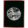 Image 1 : HAPPY HANUKKAH ONE OUNCE .999 SILVER ART ROUND WITH CAPSULE/GIFT BOX
