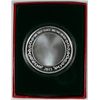 Image 2 : HAPPY HANUKKAH ONE OUNCE .999 SILVER ART ROUND WITH CAPSULE/GIFT BOX