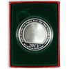 Image 2 : SEASONS GREETINGS/REINDEER ON A ONE Oz .999 SILVER ROUND WITH CAPSULE/GIFT BOX