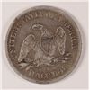 Image 2 : 1866-S SEATED HALF DOLLAR ( NO MOTTO )  XF  RARE!!