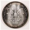 Image 2 : 1987 AMERICAN SILVER EAGLE ONE OUNCE .999 SILVER COIN, LOOKS MS-70 TO US, COLOR