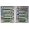 Image 2 : 8-1976 FEDERAL RESERVE NOTES (KANSAS CITY BRICK) PMG 64'S