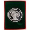 Image 1 : CHRISTMAS WISH WITH ANGEL ON A ONE OUNCE .999 SILVER ART BAR WITH BOX/CAPSULE