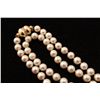 Image 1 : ONE STRAND OF ROUND WHITE JAPANESE AKOYA CULTURED PEARLS, CONSISTING OF PEARLS WITH THE FOLLOWING