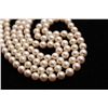 Image 3 : ONE STRAND OF ROUND WHITE JAPANESE AKOYA CULTURED PEARLS, CONSISTING OF PEARLS WITH THE FOLLOWING