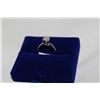 Image 3 : ONE LADIES WHITE GOLD FOUR CLAW DIAMOND RING, STAMPED 14KT. SET WITH ONE (1) ROUND BRILLIANT CUT