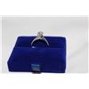 Image 4 : ONE LADIES WHITE GOLD FOUR CLAW DIAMOND RING, STAMPED 14KT. SET WITH ONE (1) ROUND BRILLIANT CUT