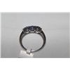 Image 3 : STERLING SILVER TANZANITE AND DIAMOND RING. NATURAL TANZANITE 1.04 CARAT ACCOMPANIED BY DIAMOND