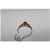 Image 3 : STAMPED 10KT YELLOW GOLD DIAMOND GEMSTONE RING. NATURAL CITRINE 0.48 CARAT ACCOMPANIED BY 0.04