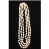 Image 1 : ONE LADIES TRIPLE STRAND CULTURED PEARL NECKLACE, CONTAINS NUMEROUS CULTURED PEARLS OF