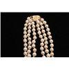 Image 2 : ONE LADIES TRIPLE STRAND CULTURED PEARL NECKLACE, CONTAINS NUMEROUS CULTURED PEARLS OF